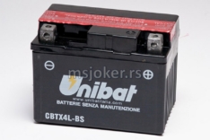 Akumulator UNIBAT 12V 3Ah gel CBTX4L-BS desni (114x71x86)-6