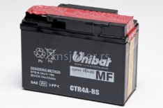 Akumulator UNIBAT 12V 2Ah gel CTR4A-BS (114x49x86) 45A